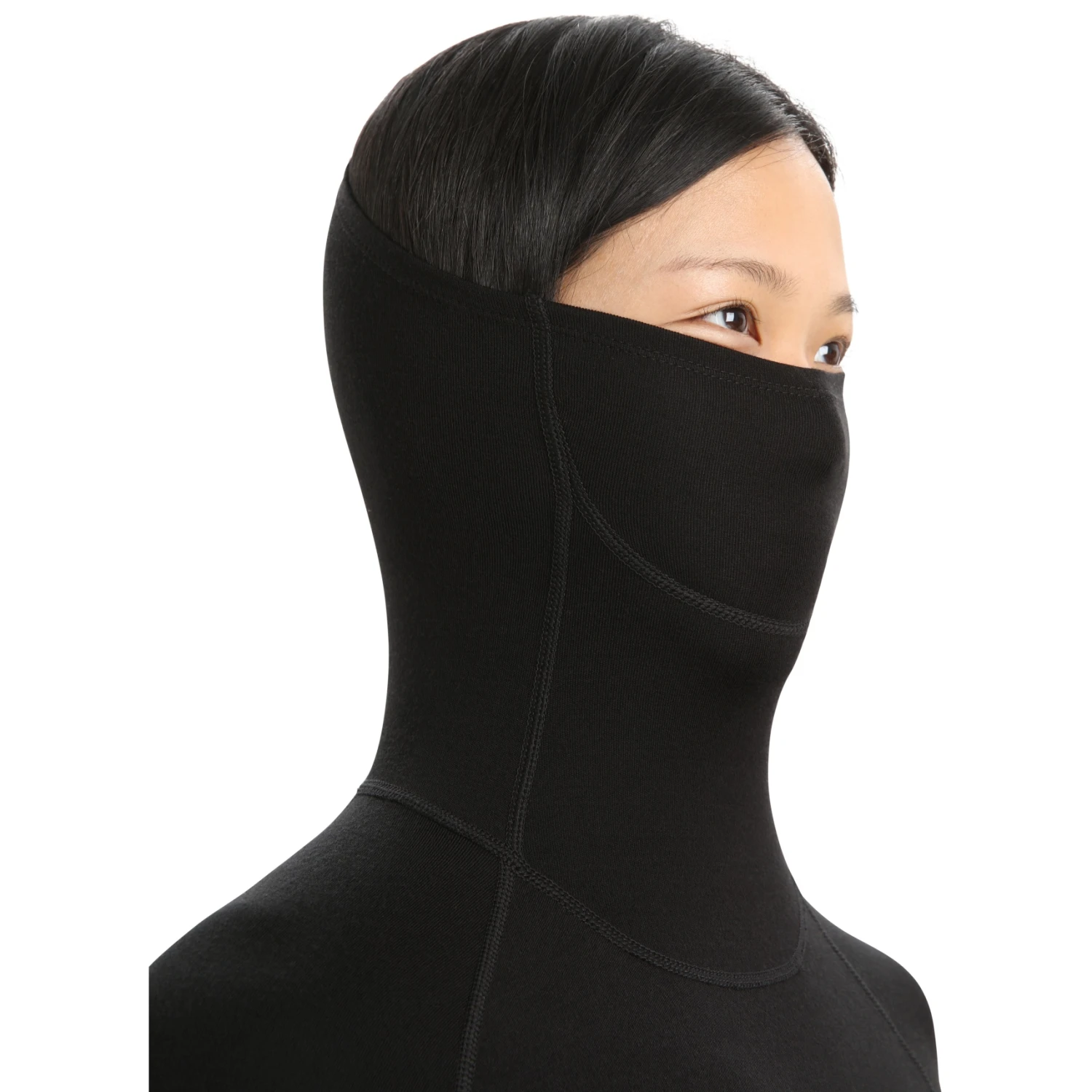 Icebreaker MerinoFine™ Long Sleeve Roll Neck Shirt Women - Black 6 Icebreaker MerinoFine™ Long Sleeve Roll Neck Shirt Women - Black - Image 4