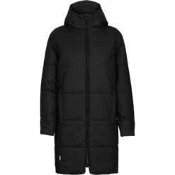 Icebreaker MerinoLoft™ Collingwood II 3Q Hooded Jacket Women - Black -Icebreaker icebreaker womens merinoloft collingwood ii 3q hooded jacket black 1 1270181