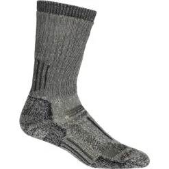 Icebreaker Mountaineer Mid Calf Socks Women - Jet Hthr/Espresso