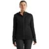 Icebreaker Quantum III Long Sleeve Zip Hood Midlayer Women - Black 2 Icebreaker Quantum III Long Sleeve Zip Hood Midlayer Women - Black -Icebreaker icebreaker womens quantum iii long sleeve zip hood midlayer black 2 1038241