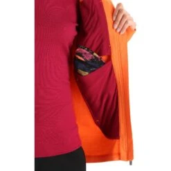 Icebreaker Quantum III Long Sleeve Zip Hood Midlayer Women - Flash/Cherry 22 Icebreaker Quantum III Long Sleeve Zip Hood Midlayer Women - Flash/Cherry -Icebreaker icebreaker womens quantum iii long sleeve zip hood midlayer flash cherry 10 1270290