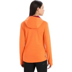 Icebreaker Quantum III Long Sleeve Zip Hood Midlayer Women - Flash/Cherry 14 Icebreaker Quantum III Long Sleeve Zip Hood Midlayer Women - Flash/Cherry -Icebreaker icebreaker womens quantum iii long sleeve zip hood midlayer flash cherry 3 1270283