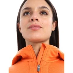 Icebreaker Quantum III Long Sleeve Zip Hood Midlayer Women - Flash/Cherry 16 Icebreaker Quantum III Long Sleeve Zip Hood Midlayer Women - Flash/Cherry -Icebreaker icebreaker womens quantum iii long sleeve zip hood midlayer flash cherry 4 1270284