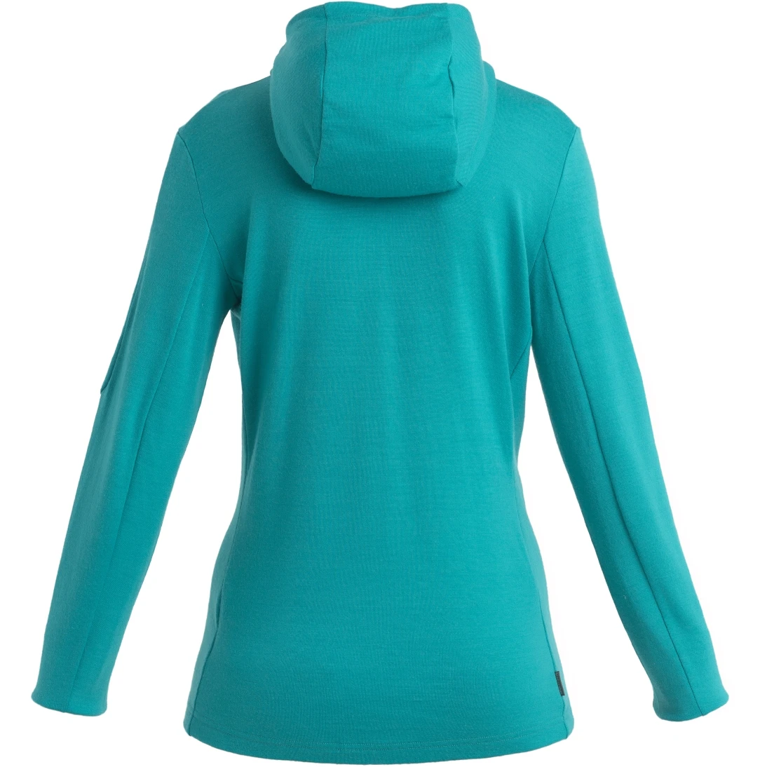Icebreaker Quantum III Long Sleeve Zip Hood Midlayer Women - Flux Green/Ether 6 Icebreaker Quantum III Long Sleeve Zip Hood Midlayer Women - Flux Green/Ether - Image 4