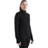 Icebreaker Quantum III Long Sleeve Zip Midlayer Women - Black 1 Icebreaker Quantum III Long Sleeve Zip Midlayer Women - Black -Icebreaker icebreaker womens quantum iii long sleeve zip midlayer black 2 1147585