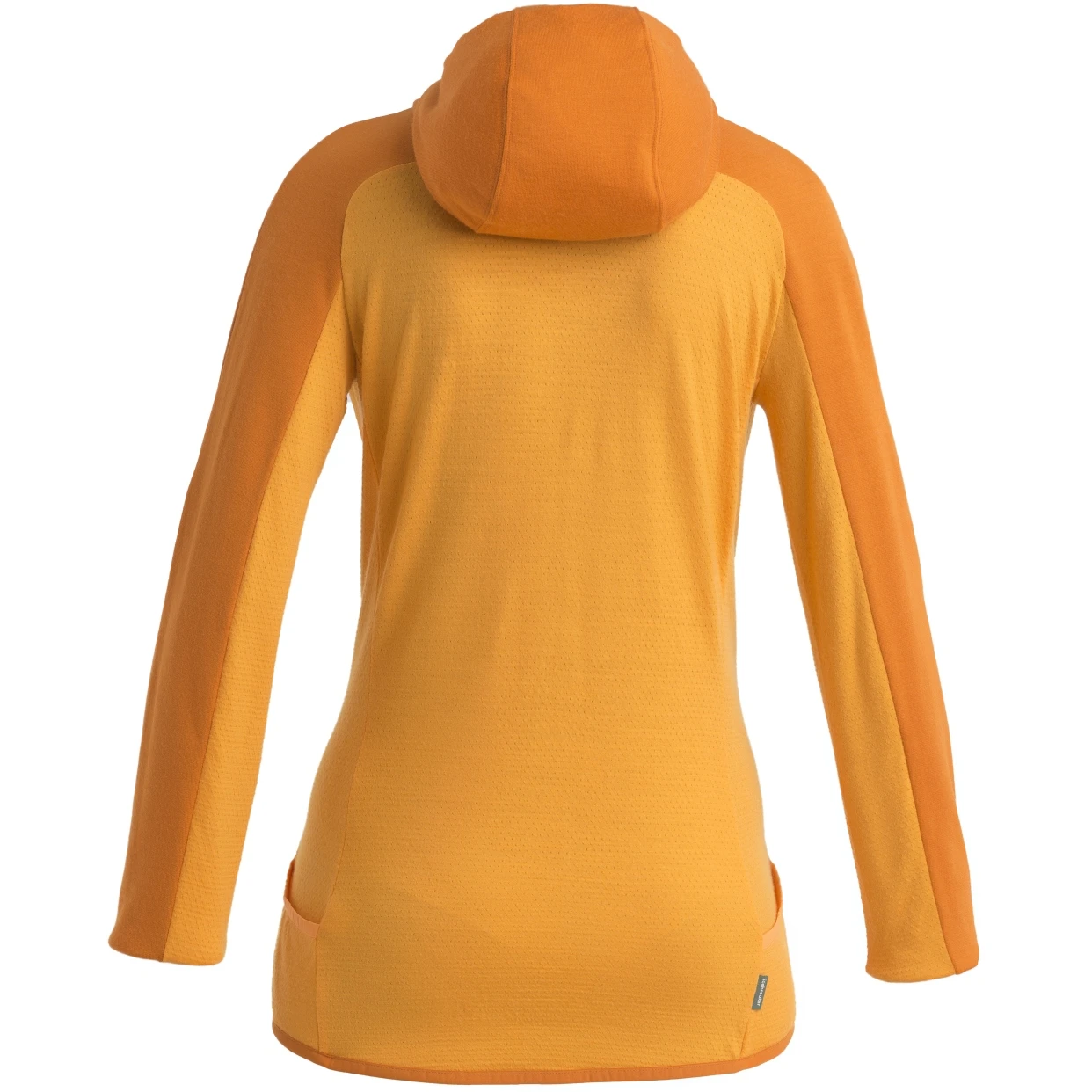 Icebreaker Quantum ZoneKnit™ Long Sleeve Zip Hoodie Women - Earth/Solar 6 Icebreaker Quantum ZoneKnit™ Long Sleeve Zip Hoodie Women - Earth/Solar - Image 4