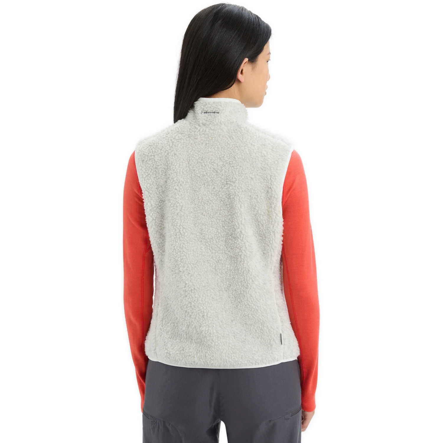 Icebreaker RealFleece™ High Pile Vest Women - Ecru HTHR 4 Icebreaker RealFleece™ High Pile Vest Women - Ecru HTHR - Image 2