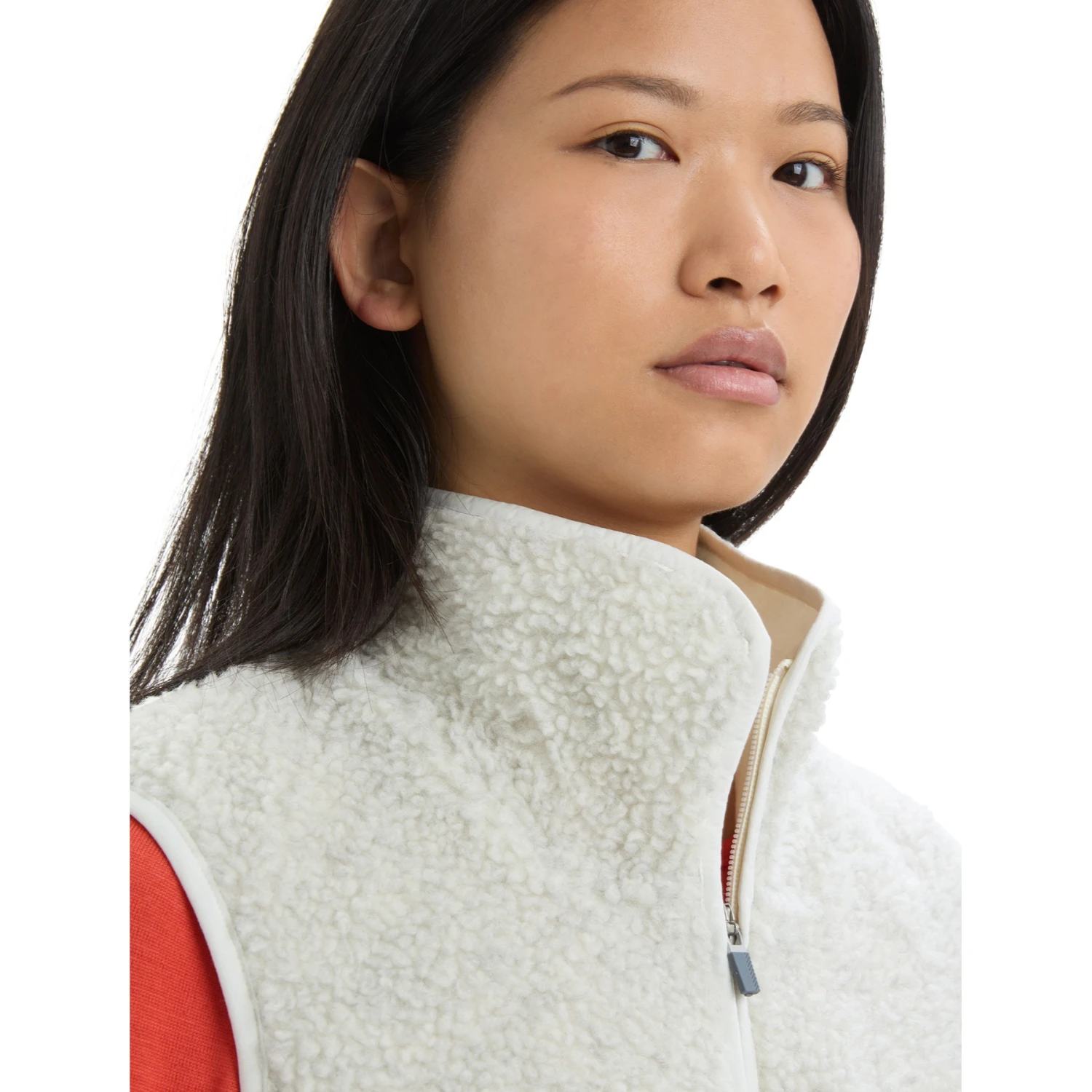 Icebreaker RealFleece™ High Pile Vest Women - Ecru HTHR 8 Icebreaker RealFleece™ High Pile Vest Women - Ecru HTHR - Image 6