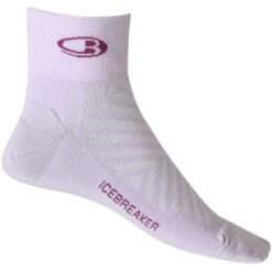 Icebreaker Run+ Ultralight Mini Socks Women - Purple Gaze/Go Berry