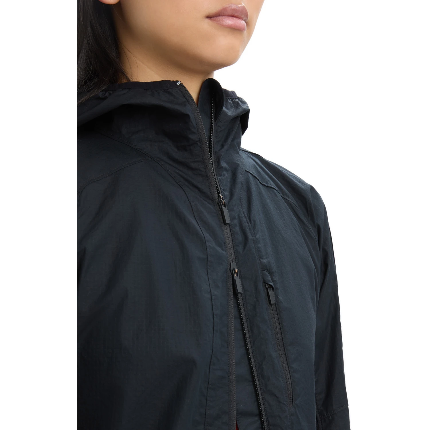 Icebreaker Shell+™ Cotton Windbreaker Women - Black 9 Icebreaker Shell+™ Cotton Windbreaker Women - Black - Image 7