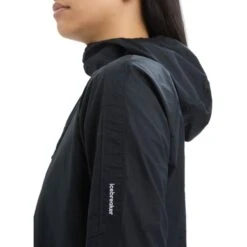 Icebreaker Shell+™ Cotton Windbreaker Women - Black 18 Icebreaker Shell+™ Cotton Windbreaker Women - Black -Icebreaker icebreaker womens shell plus cotton windbreaker black 6 1555128