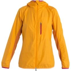 Icebreaker Shell+™ Cotton Windbreaker Women - Solar/Earth/Electron Pink -Icebreaker icebreaker womens shell plus cotton windbreaker solar earth electron pink 1 1489048