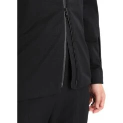 Icebreaker Shell+™ Hooded Jacket Women - Black -Icebreaker icebreaker womens shell plus hooded jacket black 10 1270846