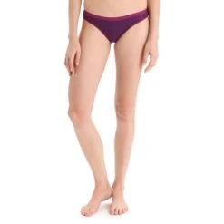 Icebreaker Siren Bikini Slip Women - Go Berry/Royal Navy/Stripe -Icebreaker icebreaker womens siren bikini go berry royal navy stripe 3 1381979