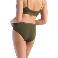 Icebreaker Siren Hipkini Slip Women - Loden -Icebreaker icebreaker womens siren hipkini loden 3 1148039