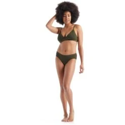 Icebreaker Siren Hipkini Slip Women - Loden -Icebreaker icebreaker womens siren hipkini loden 4 1148040