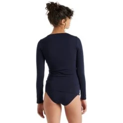 Icebreaker Siren Sweetheart Long Sleeve Shirt Women - Midnight Navy -Icebreaker icebreaker womens siren sweetheart long sleeve shirt midnight navy 4 1038336