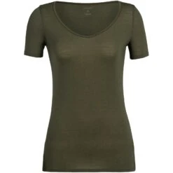 Icebreaker Siren Sweetheart Short Sleeve Shirt Women - Loden 12 Icebreaker Siren Sweetheart Short Sleeve Shirt Women - Loden -Icebreaker icebreaker womens siren sweetheart short sleeve shirt loden 1 1379435