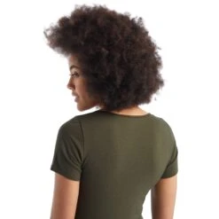 Icebreaker Siren Sweetheart Short Sleeve Shirt Women - Loden 15 Icebreaker Siren Sweetheart Short Sleeve Shirt Women - Loden -Icebreaker icebreaker womens siren sweetheart short sleeve shirt loden 6 1379440