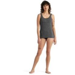 Icebreaker Siren Tank Women - Gritstone Heather -Icebreaker icebreaker womens siren tank 2019 gritstone heather 5 1457991