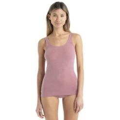 Icebreaker Siren Tank Women - Crystal -Icebreaker icebreaker womens siren tank crystal model 1 1498910