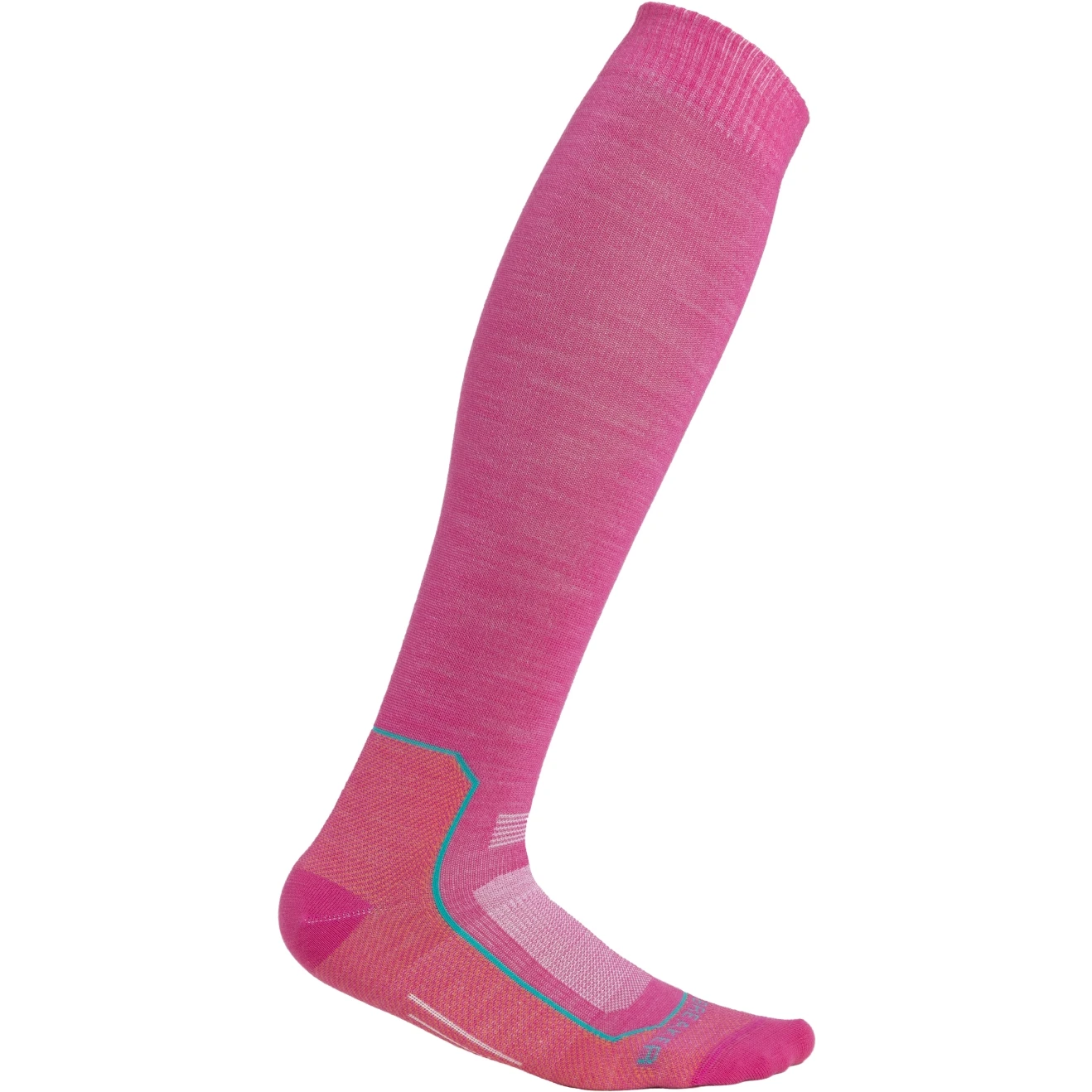 Icebreaker Ski+ Ultralight OTC Socks Women - Tempo/Flux Green/Earth 3 Icebreaker Ski+ Ultralight OTC Socks Women - Tempo/Flux Green/Earth