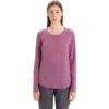 Icebreaker Sphere II Long Sleeve Tee Women - Go Berry Hthr -Icebreaker icebreaker womens sphere ii long sleeve tee go berry hthr 3 1382069