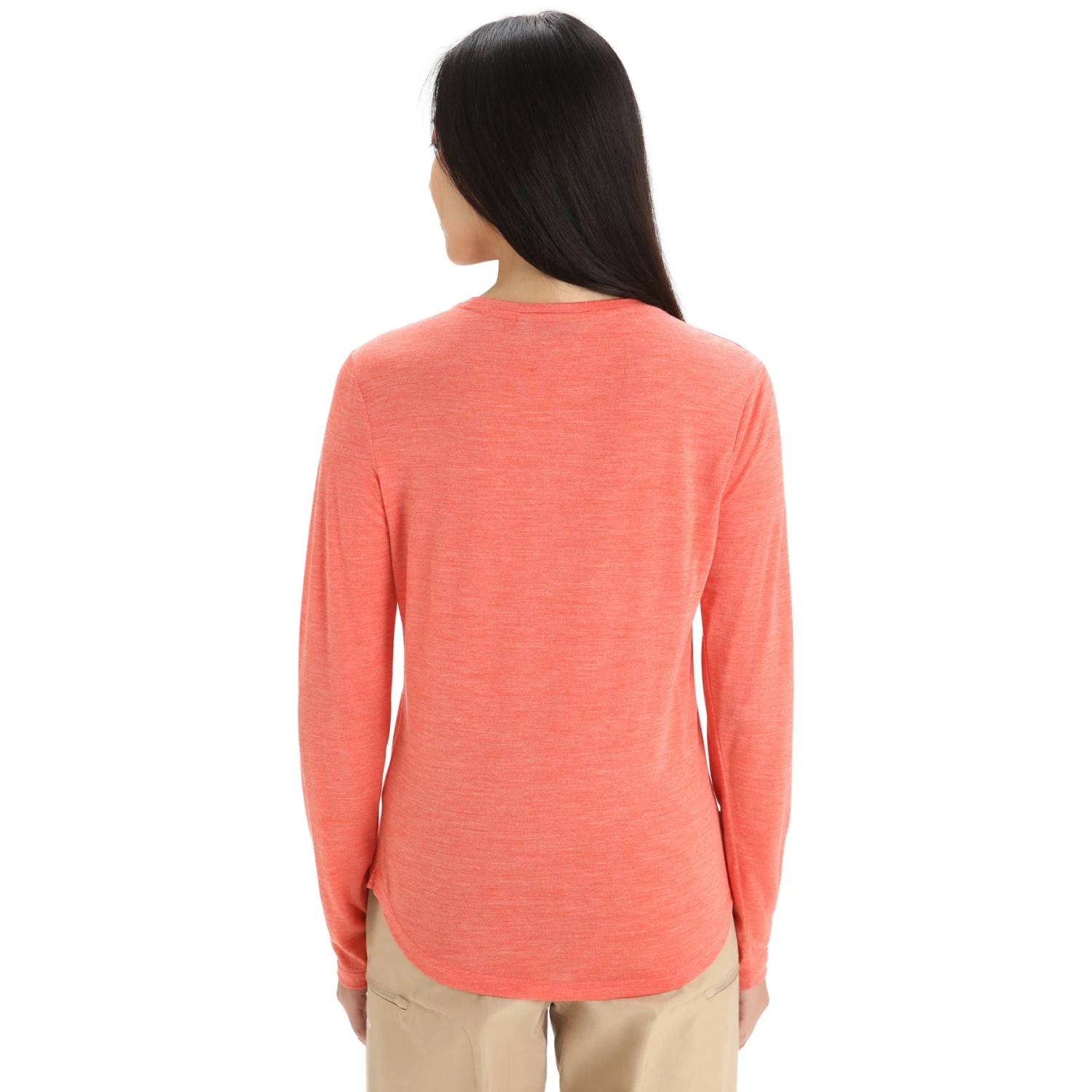 Icebreaker Sphere II Long Sleeve Tee Women - Vibrant Earth Hthr 4 Icebreaker Sphere II Long Sleeve Tee Women - Vibrant Earth Hthr - Image 2