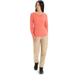 Icebreaker Sphere II Long Sleeve Tee Women - Vibrant Earth Hthr 13 Icebreaker Sphere II Long Sleeve Tee Women - Vibrant Earth Hthr -Icebreaker icebreaker womens sphere ii long sleeve tee vibrant earth hthr 5 1382084