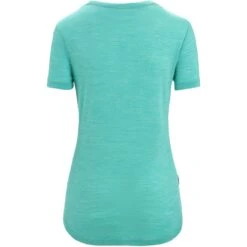 Icebreaker Sphere II Short Sleeve Scoop Tee Women - Fresh Hthr -Icebreaker icebreaker womens sphere ii short sleeve scoop tee fresh hthr 2 1382165