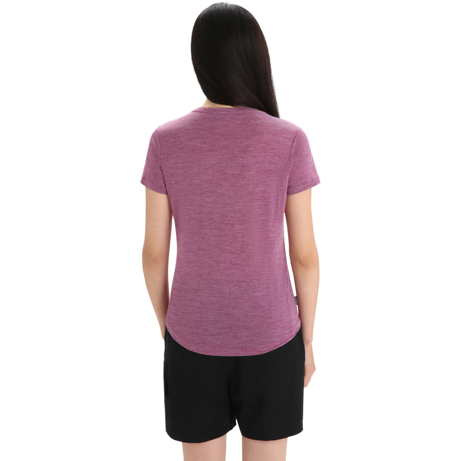 Icebreaker Sphere II Short Sleeve Scoop Tee Women - Go Berry Hthr 4 Icebreaker Sphere II Short Sleeve Scoop Tee Women - Go Berry Hthr - Image 2