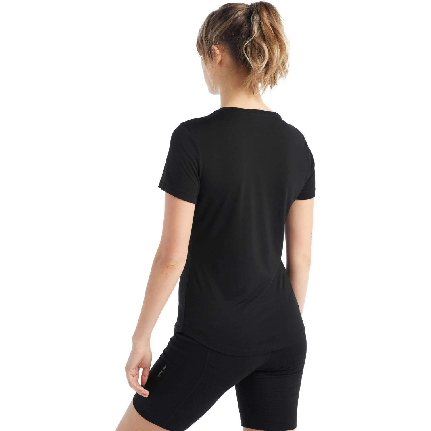 Icebreaker Sphere II Short Sleeve Tee Women - Black 4 Icebreaker Sphere II Short Sleeve Tee Women - Black - Image 2