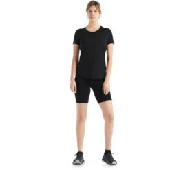 Icebreaker Sphere II Short Sleeve Tee Women - Black 11 Icebreaker Sphere II Short Sleeve Tee Women - Black -Icebreaker icebreaker womens sphere ii short sleeve tee black 4 1148171