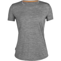 Icebreaker Sphere II Short Sleeve Tee Women - Metro Heather -Icebreaker icebreaker womens sphere ii short sleeve tee metro heather 1 1148192