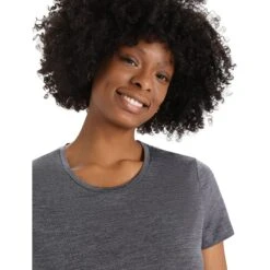 Icebreaker Sphere II Short Sleeve Tee Women - Midnight Navy Heather -Icebreaker icebreaker womens sphere ii short sleeve tee midnight navy heather 5 1458107