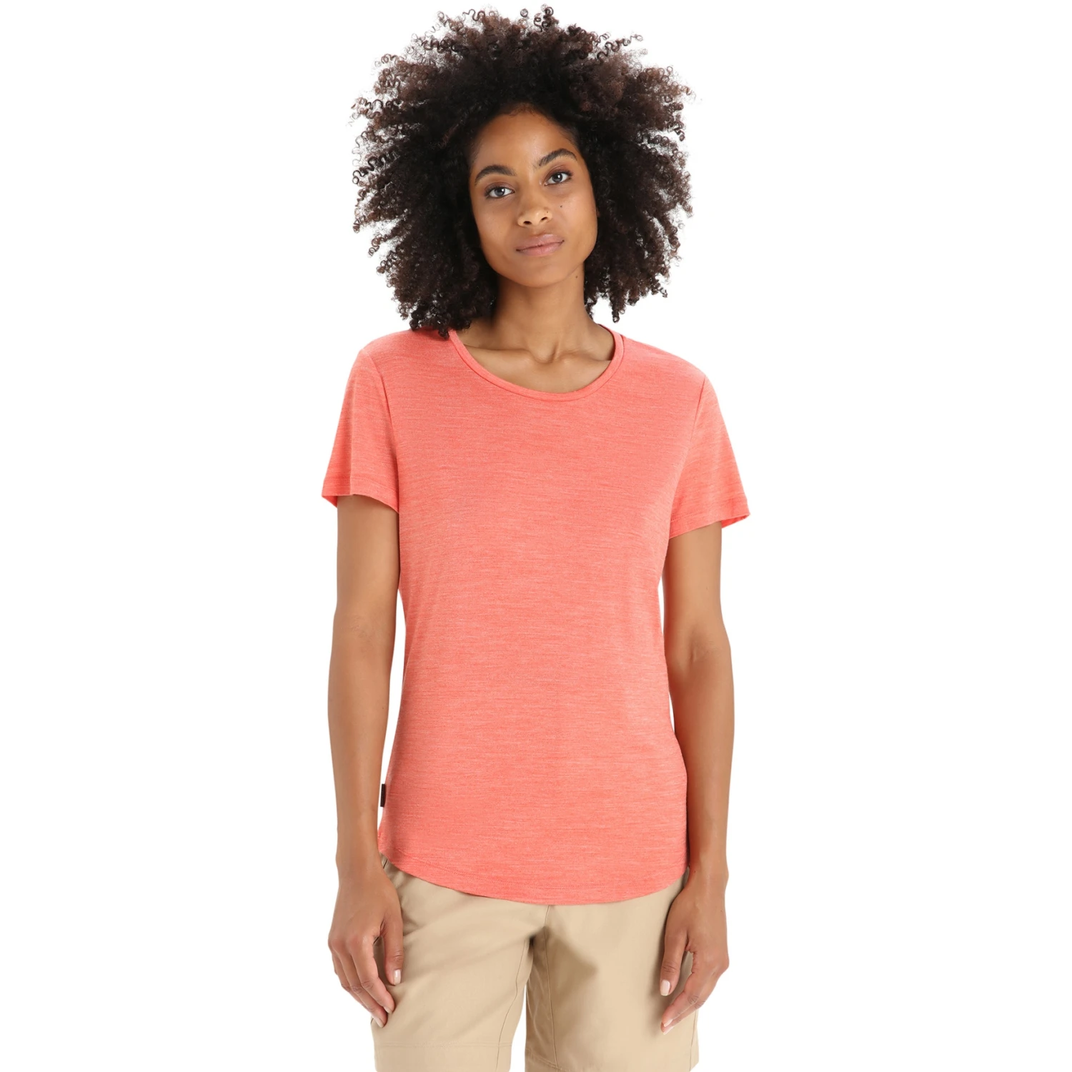 Icebreaker Sphere II Short Sleeve Tee Women - Vibrant Earth Hthr 3 Icebreaker Sphere II Short Sleeve Tee Women - Vibrant Earth Hthr