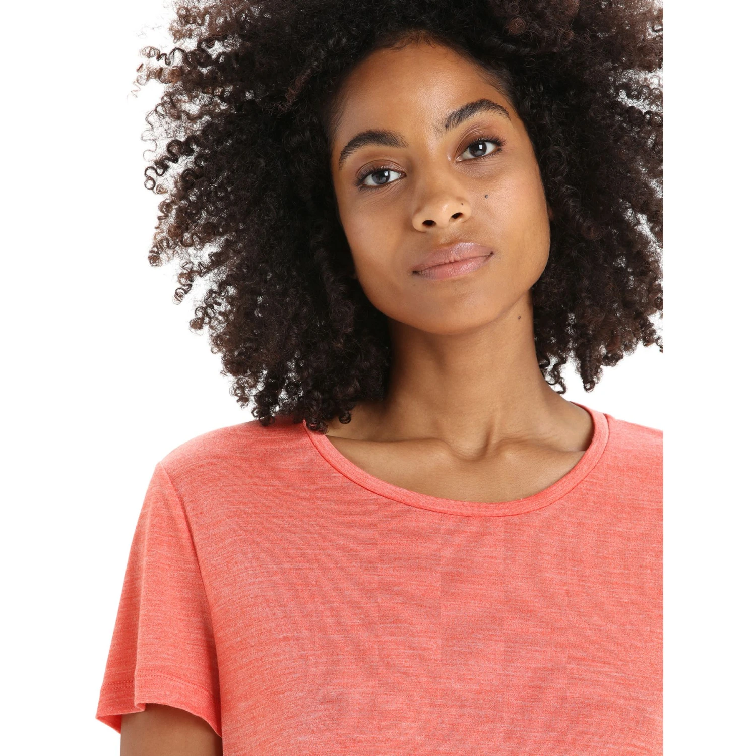 Icebreaker Sphere II Short Sleeve Tee Women - Vibrant Earth Hthr 8 Icebreaker Sphere II Short Sleeve Tee Women - Vibrant Earth Hthr - Image 6