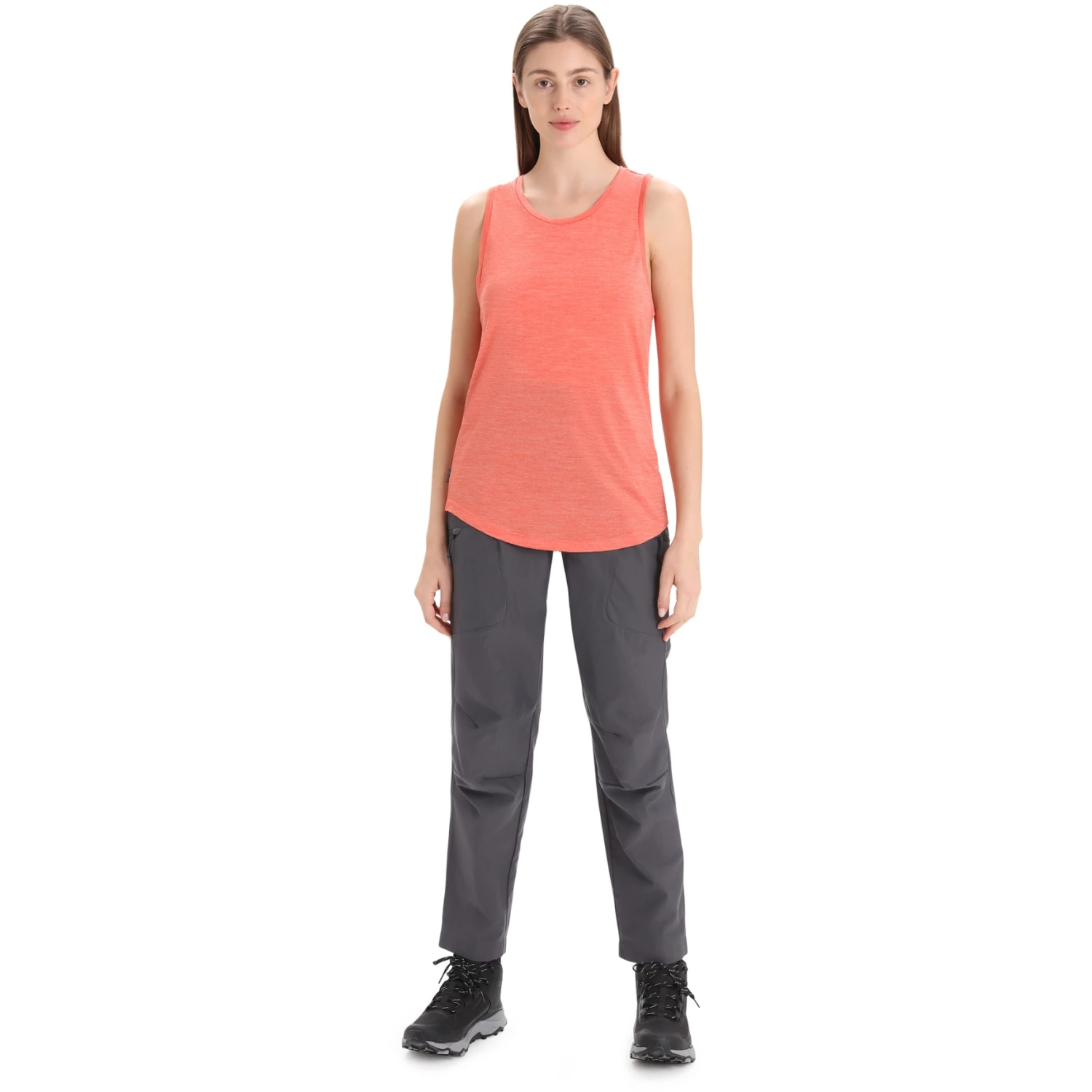 Icebreaker Sphere II Tank Women - Vibrant Earth Hthr 7 Icebreaker Sphere II Tank Women - Vibrant Earth Hthr - Image 5