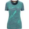 Icebreaker Sphere II Trail Short Sleeve Tee Women - Green Glory Hthr -Icebreaker icebreaker womens sphere ii trail short sleeve tee green glory hthr 1 1430528