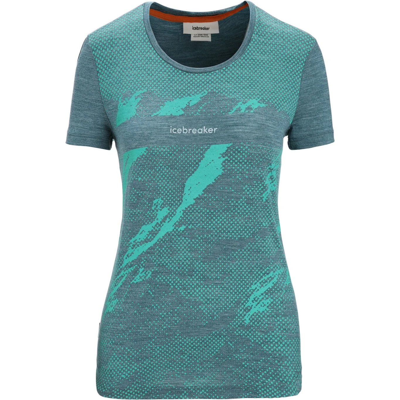 Icebreaker Sphere II Trail Short Sleeve Tee Women - Green Glory Hthr 3 Icebreaker Sphere II Trail Short Sleeve Tee Women - Green Glory Hthr