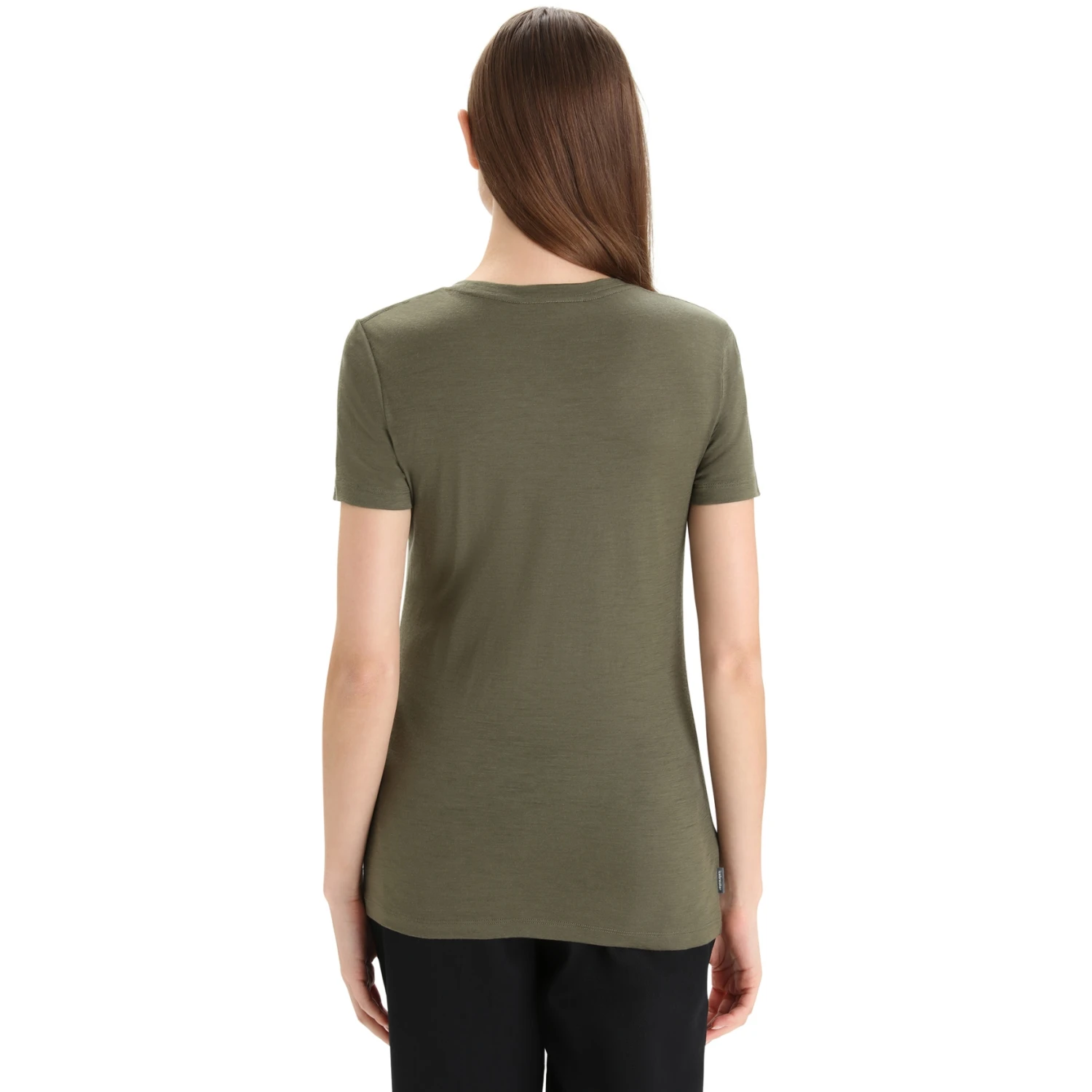 Icebreaker Tech Lite II Cadence Paths Short Sleeve Tee Women - Loden 4 Icebreaker Tech Lite II Cadence Paths Short Sleeve Tee Women - Loden - Image 2
