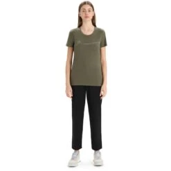 Icebreaker Tech Lite II Cadence Paths Short Sleeve Tee Women - Loden 13 Icebreaker Tech Lite II Cadence Paths Short Sleeve Tee Women - Loden -Icebreaker icebreaker womens tech lite ii cadence paths short sleeve tee loden 5 1384610