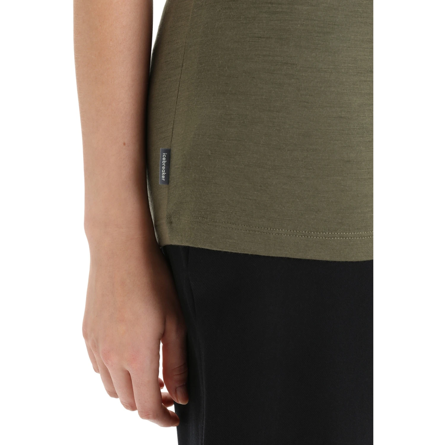 Icebreaker Tech Lite II Cadence Paths Short Sleeve Tee Women - Loden 9 Icebreaker Tech Lite II Cadence Paths Short Sleeve Tee Women - Loden - Image 7