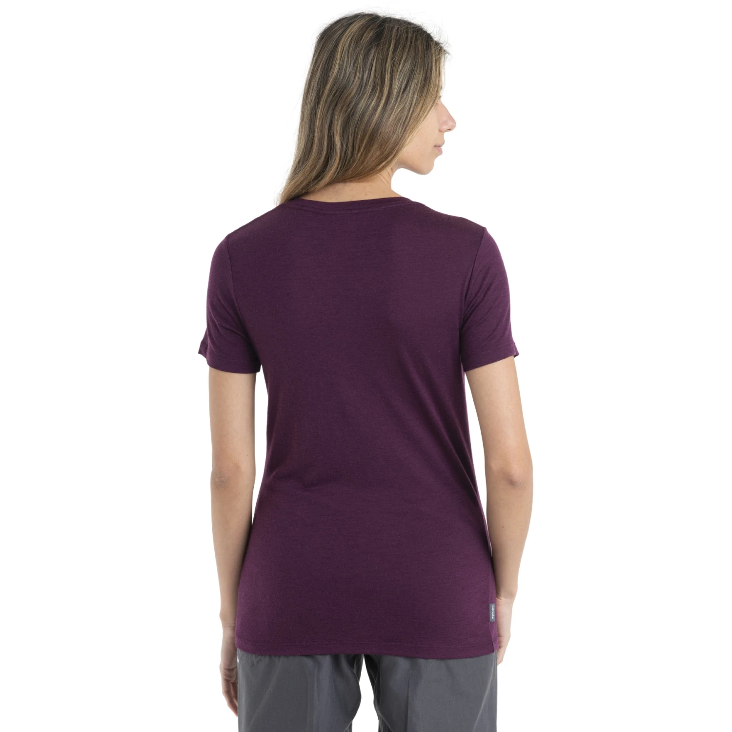 Icebreaker Tech Lite II Camping Lines Short Sleeve Tee Women - Nightshade 4 Icebreaker Tech Lite II Camping Lines Short Sleeve Tee Women - Nightshade - Image 2