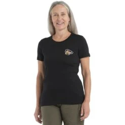Icebreaker Tech Lite II Community Short Sleeve Tee Women - Black