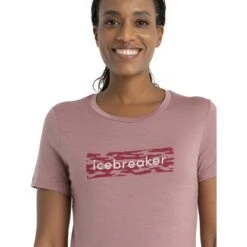 Icebreaker Tech Lite II Glacial Flow Logo Short Sleeve Tee Women - Crystal 9 Icebreaker Tech Lite II Glacial Flow Logo Short Sleeve Tee Women - Crystal -Icebreaker icebreaker womens tech lite ii glacial flow logo short sleeve tee crystal 4 1535676