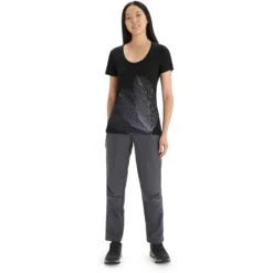 Icebreaker Tech Lite II Plume Short Sleeve Scoop Tee Women - Black 15 Icebreaker Tech Lite II Plume Short Sleeve Scoop Tee Women - Black -Icebreaker icebreaker womens tech lite ii plume short sleeve scoop tee black 5 1430545