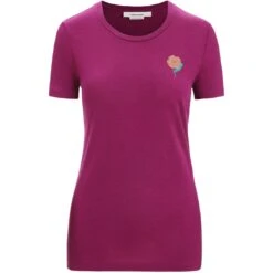 Icebreaker Tech Lite II Springtime Flowers Short Sleeve Tee Women - Go Berry 11 Icebreaker Tech Lite II Springtime Flowers Short Sleeve Tee Women - Go Berry -Icebreaker icebreaker womens tech lite ii springtime flowers short sleeve tee go berry 1 1384733