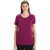 Icebreaker Tech Lite II T-Shirt Women - Go Berry -Icebreaker icebreaker womens tech lite ii t shirt go berry 3 1382235