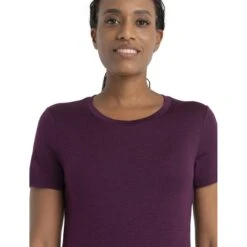 Icebreaker Tech Lite II T-Shirt Women - Nightshade 13 Icebreaker Tech Lite II T-Shirt Women - Nightshade -Icebreaker icebreaker womens tech lite ii t shirt nightshade model 4 1535852